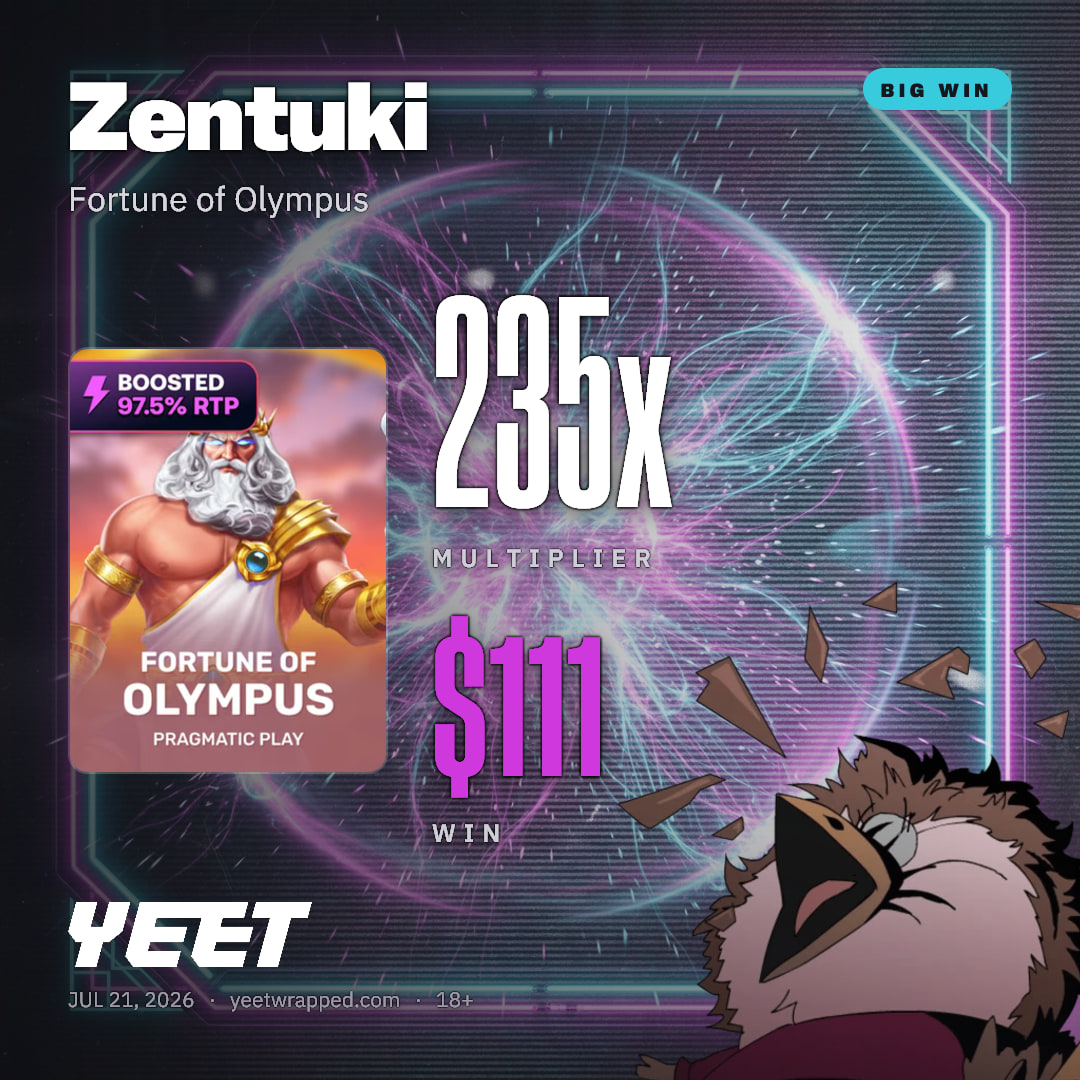 Zentuki hit 235.3x on Fortune of Olympus