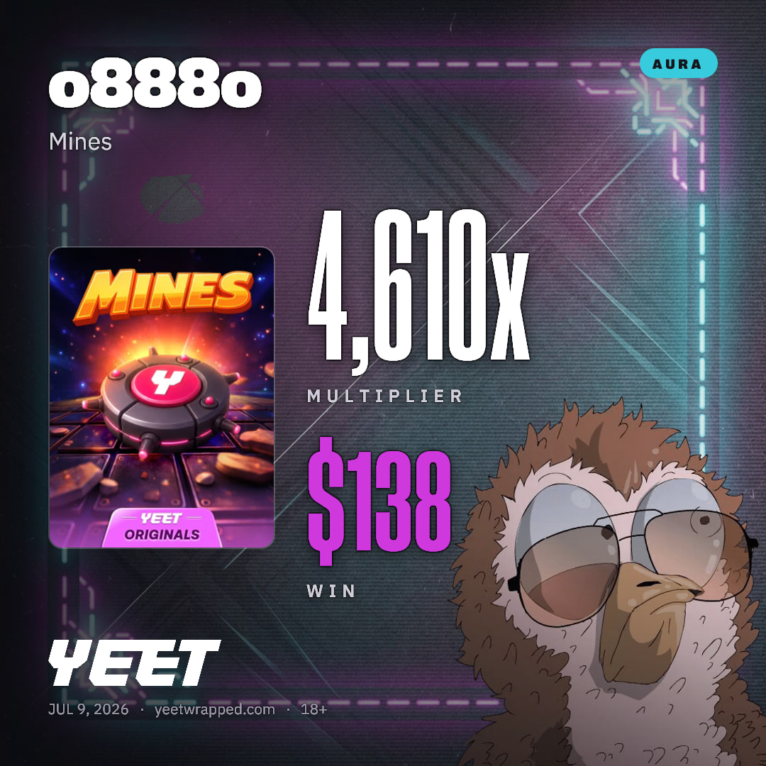 o888o hit 4,610x on Mines