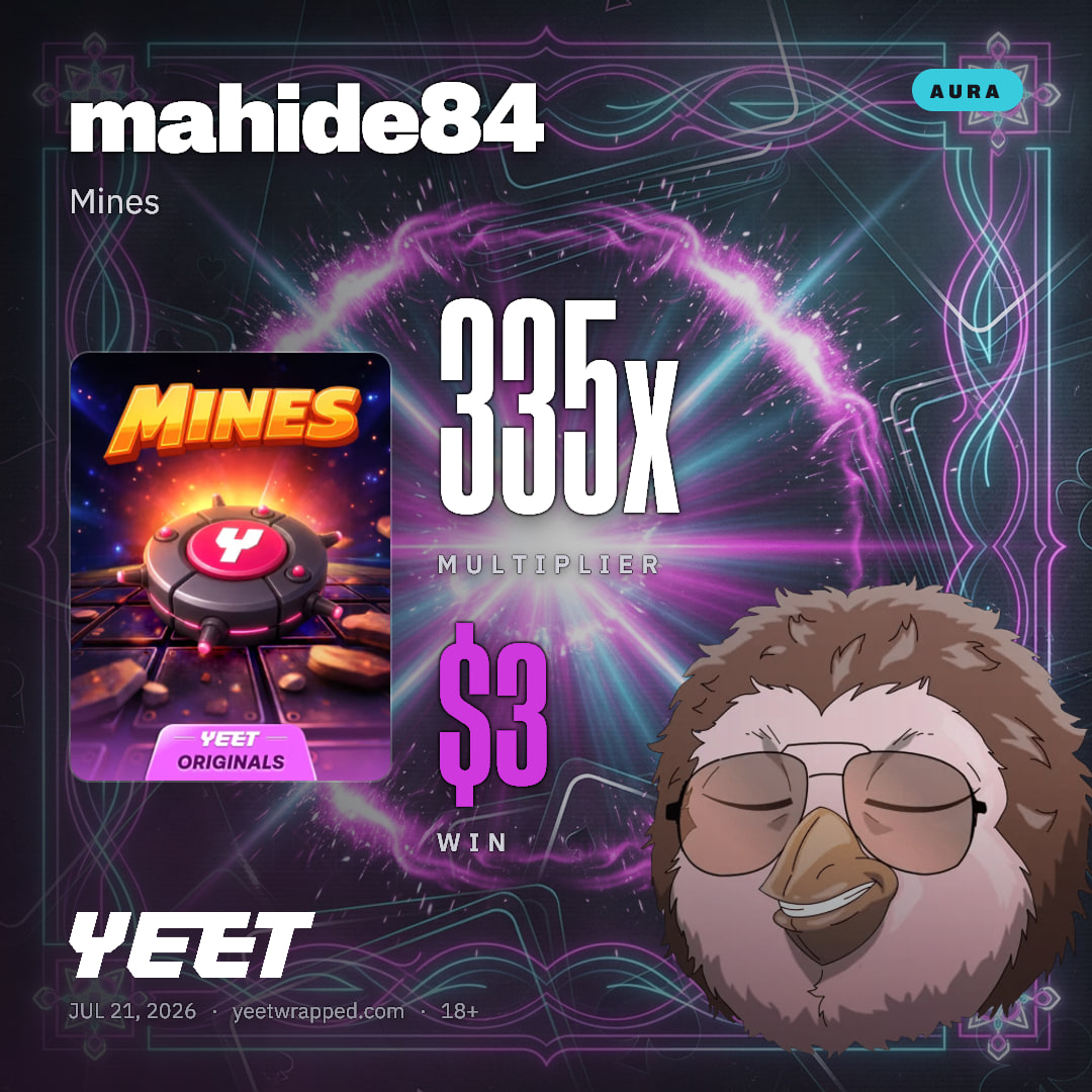 mahide84 hit 335.4x on Mines