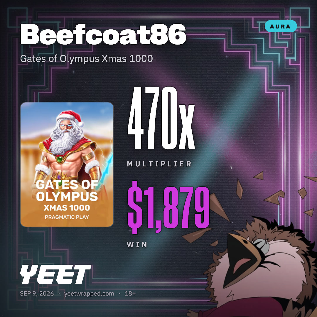 Beefcoat86 hit 469.8x on Gates of Olympus Xmas 1000
