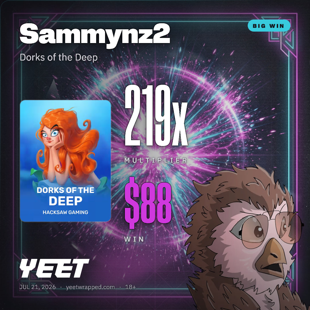 Sammynz2 hit 218.9x on Dorks of the Deep