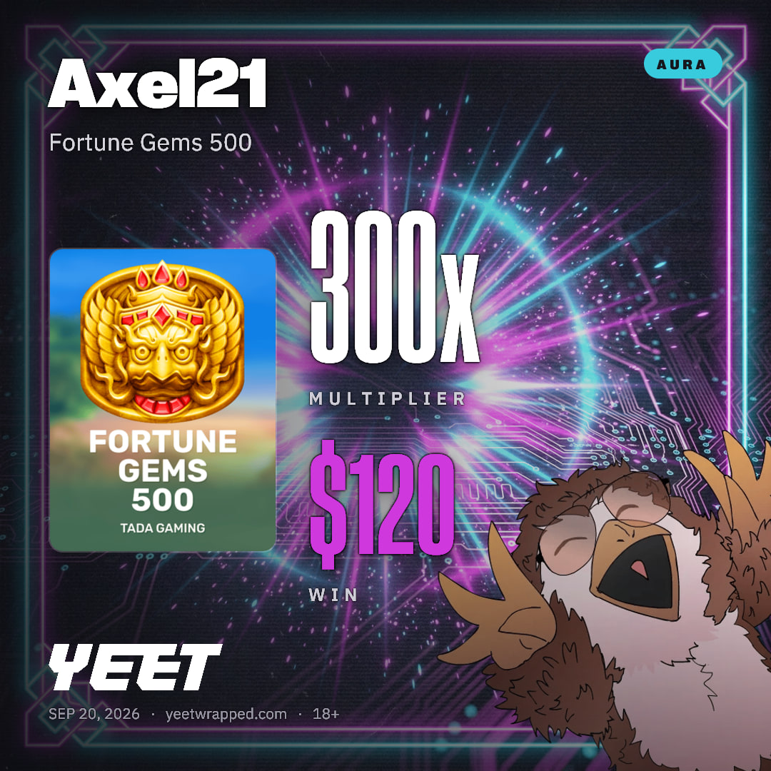 Axel21 hit 300x on Fortune Gems 500