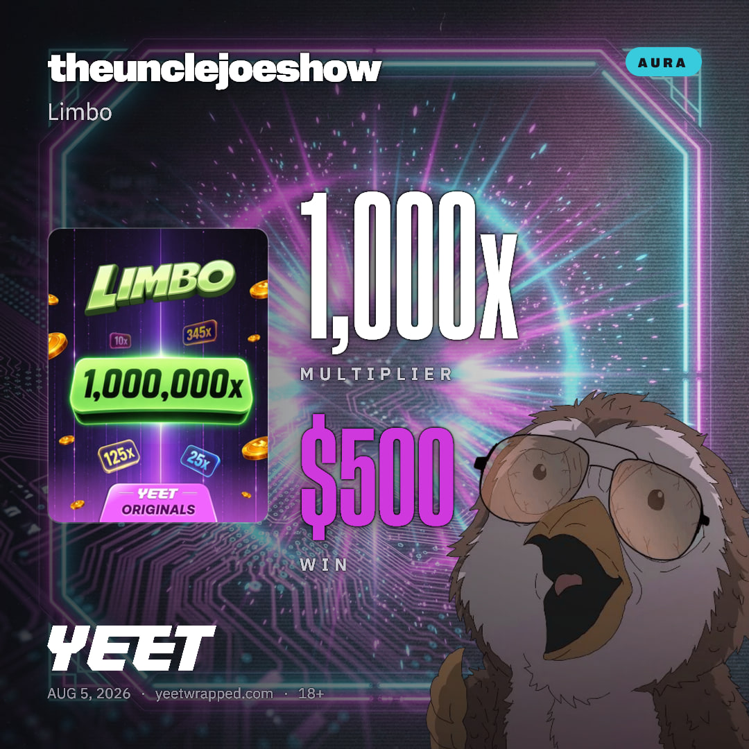 theunclejoeshow hit 1,000x on Limbo