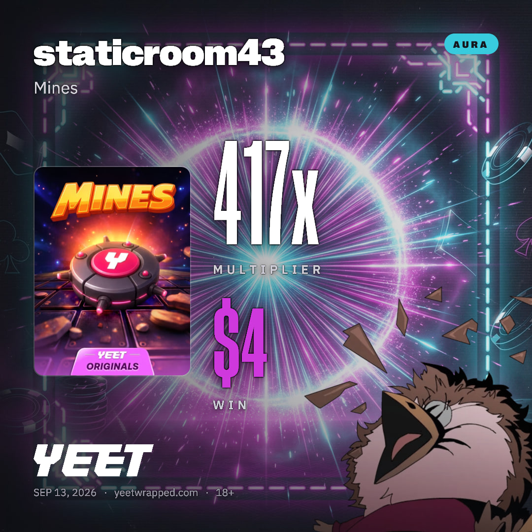 staticroom43 hit 417.4x on Mines