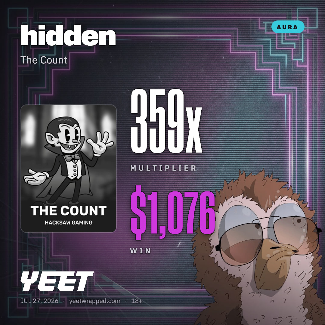 hidden hit 358.5x on The Count