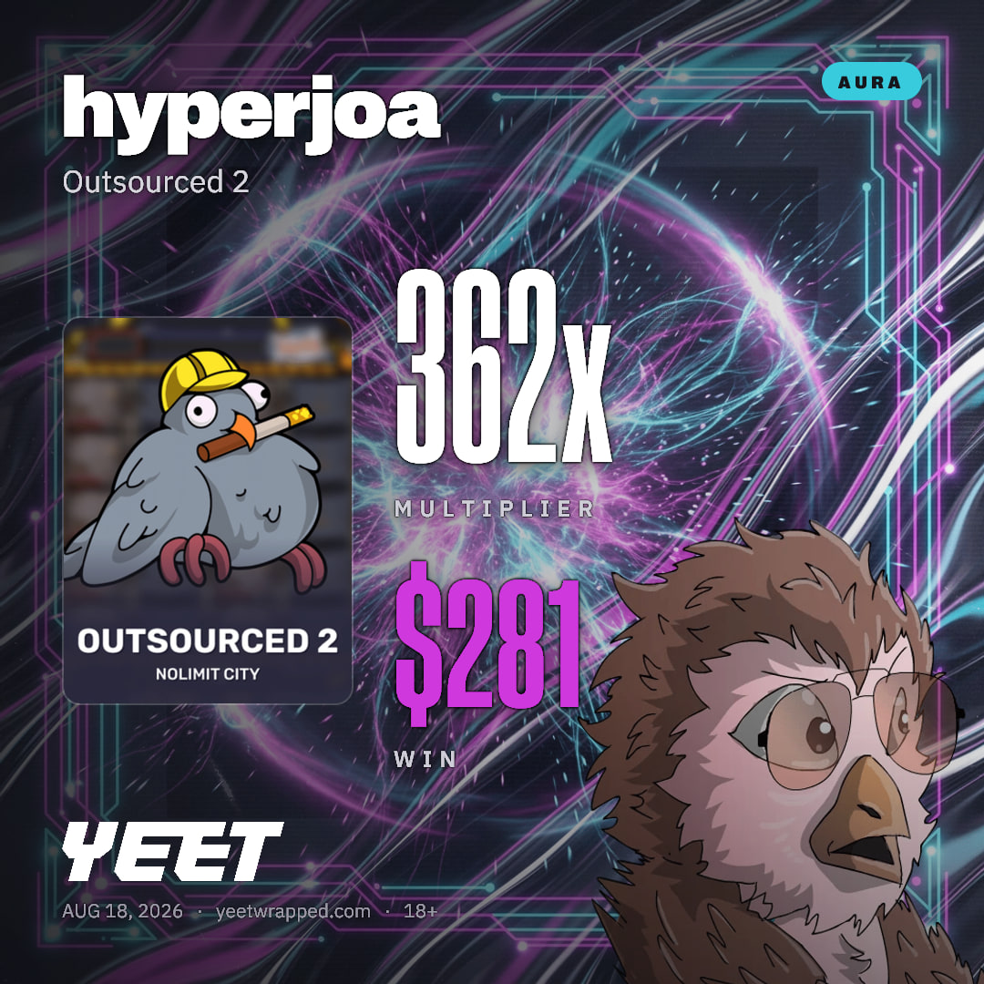 hyperjoa hit 362.3x on Outsourced 2