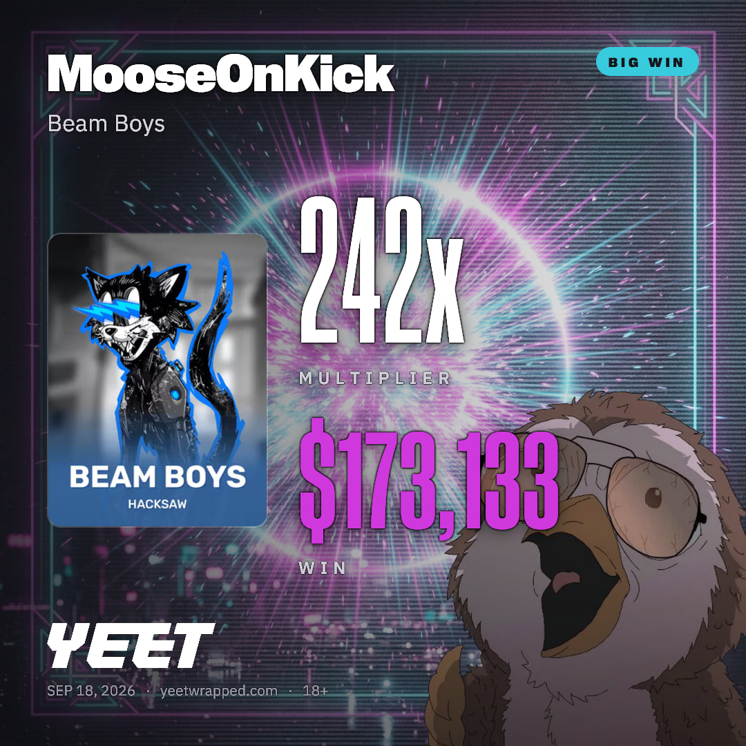MooseOnKick hit 242.1x on Beam Boys