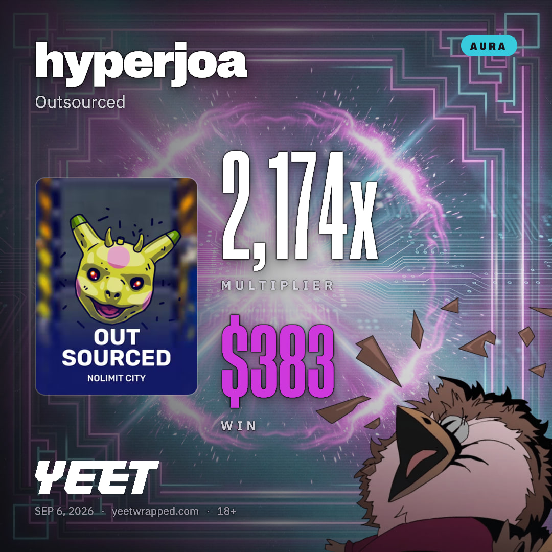 hyperjoa hit 2,174x on Outsourced