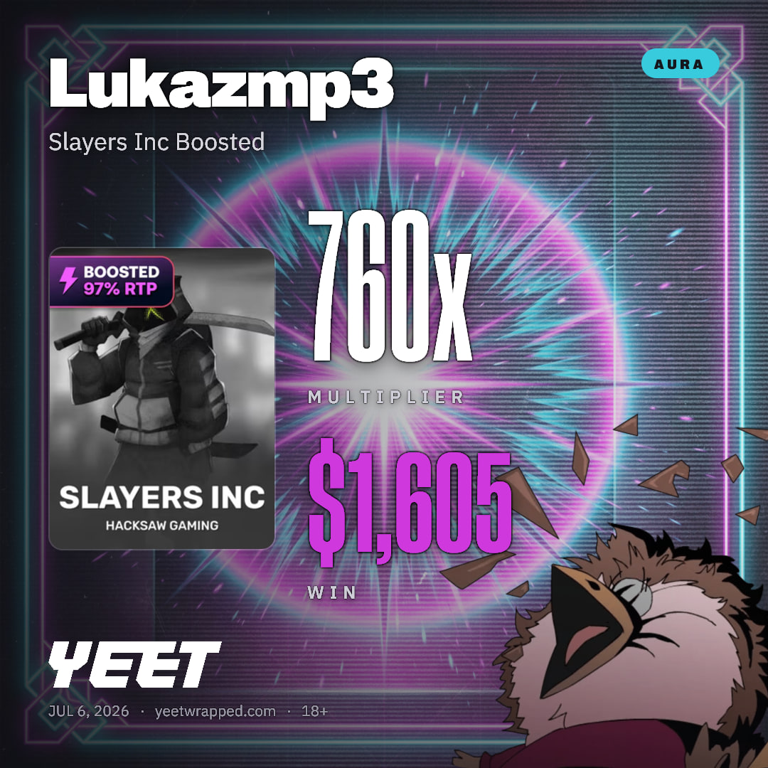 Lukazmp3 hit 760.5x on Slayers Inc Boosted
