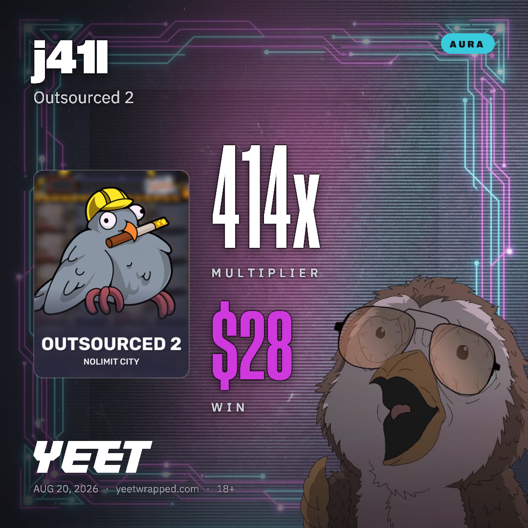 j41l hit 413.7x on Outsourced 2