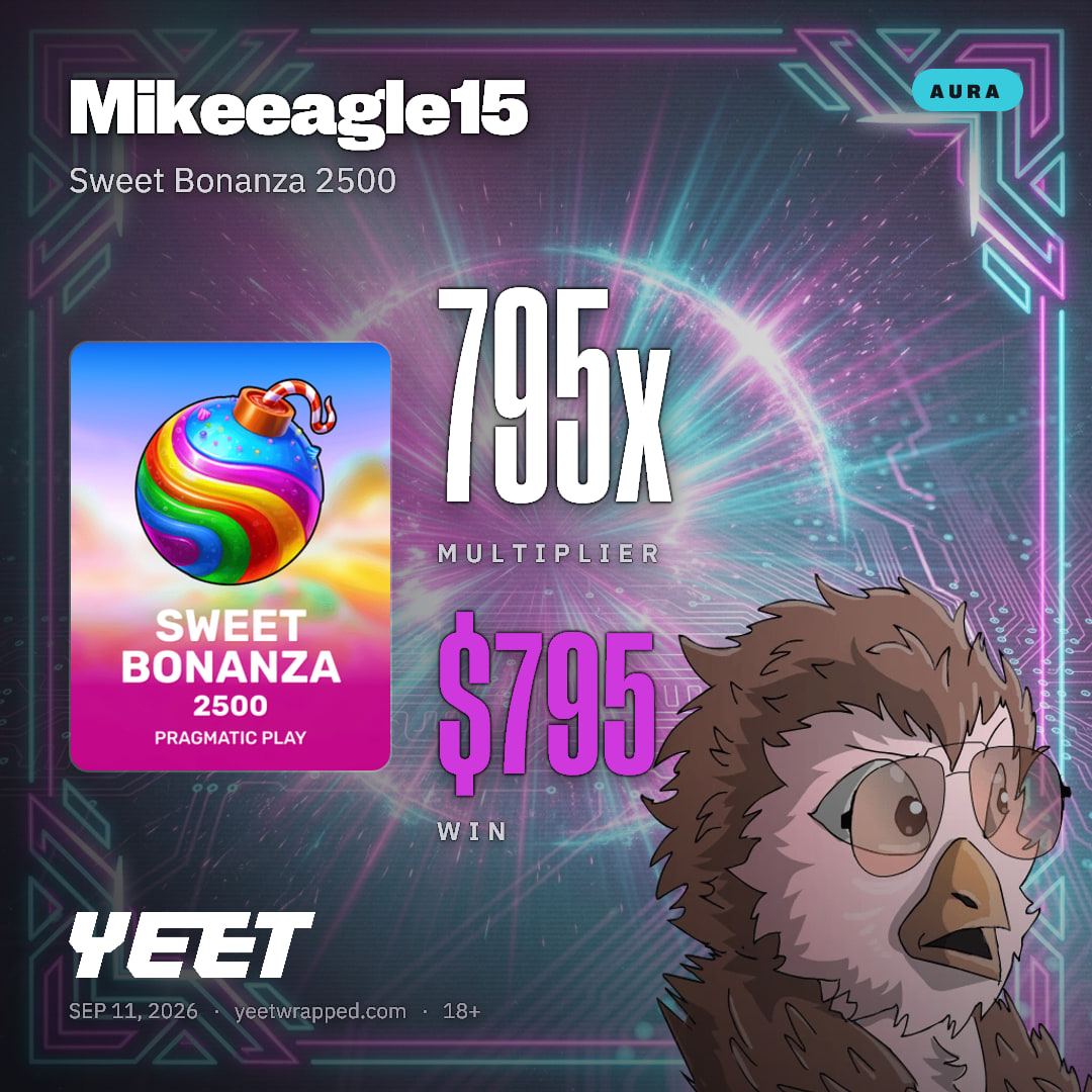 Mikeeagle15 hit 795x on Sweet Bonanza 2500