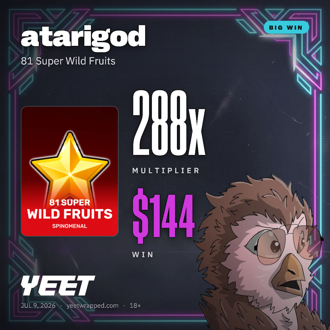 atarigod hit 288x on 81 Super Wild Fruits