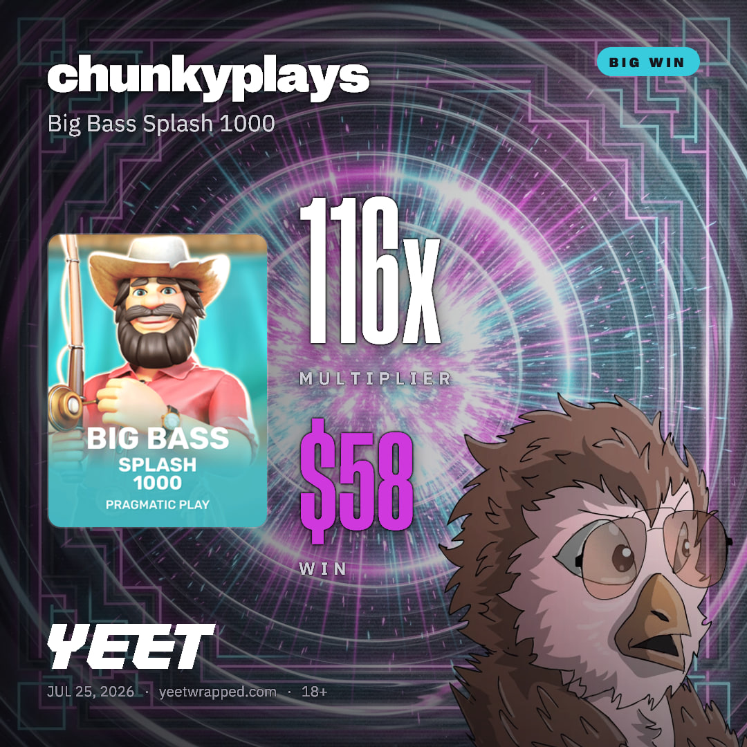 chunkyplays hit 116.4x on Big Bass Splash 1000