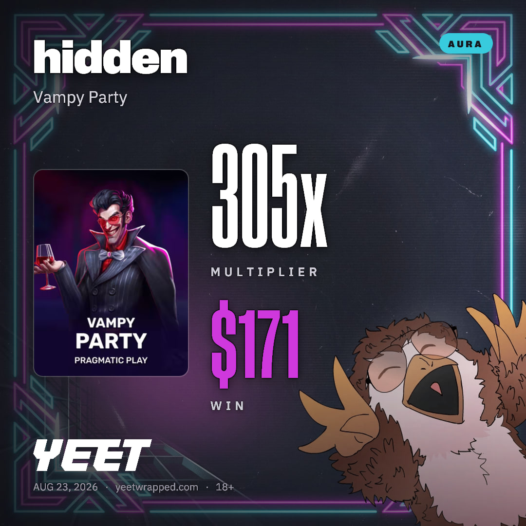 hidden hit 305.1x on Vampy Party