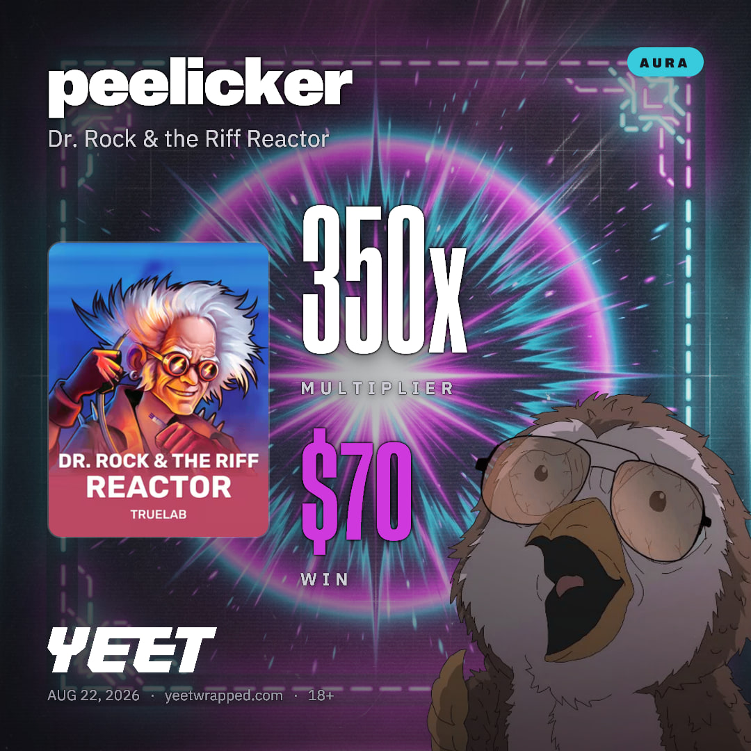 peelicker hit 349.5x on Dr. Rock & the Riff Reactor