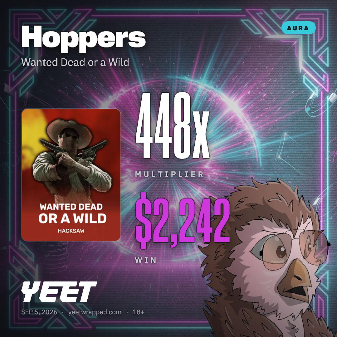 Hoppers hit 448.3x on Wanted Dead or a Wild