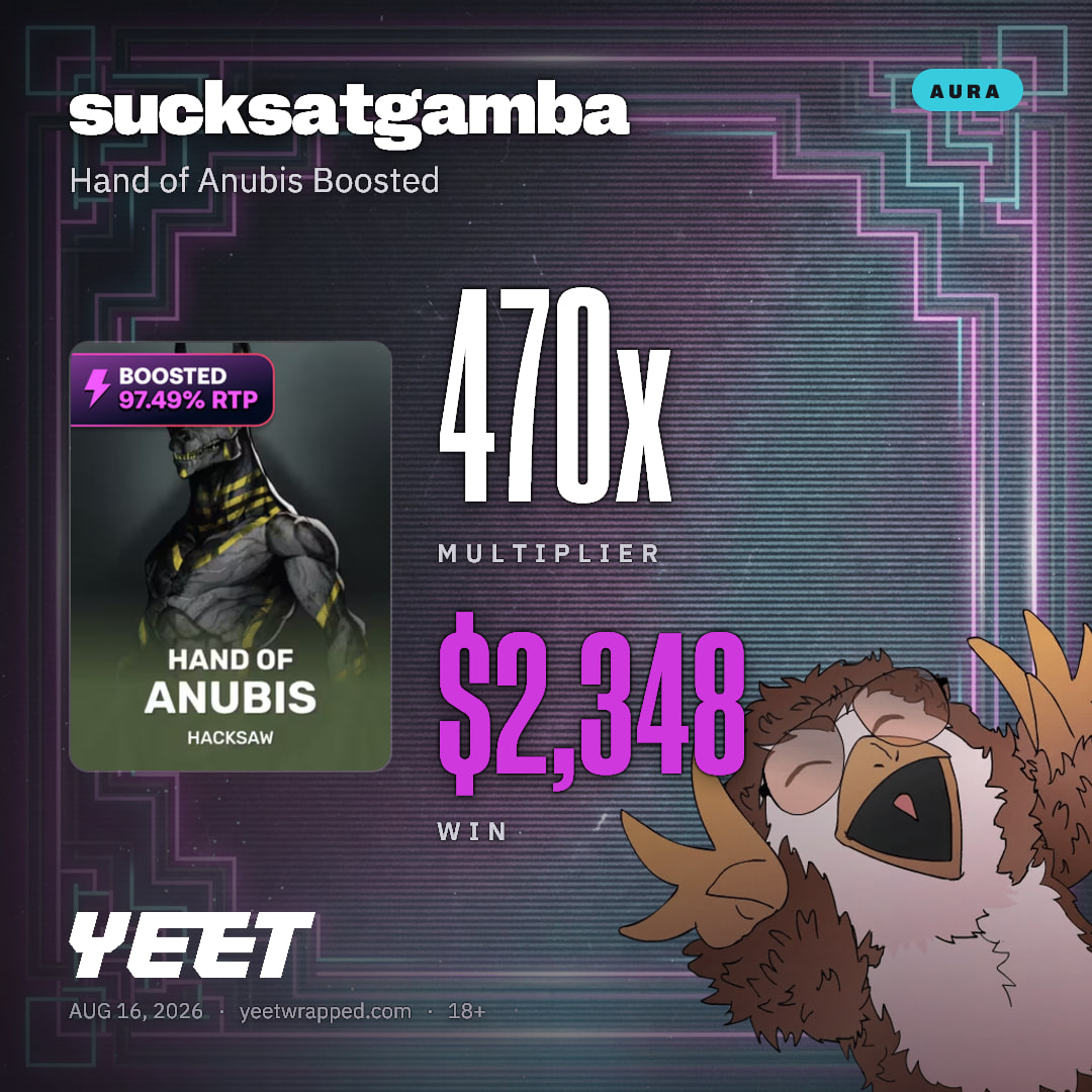 sucksatgamba hit 469.6x on Hand of Anubis Boosted