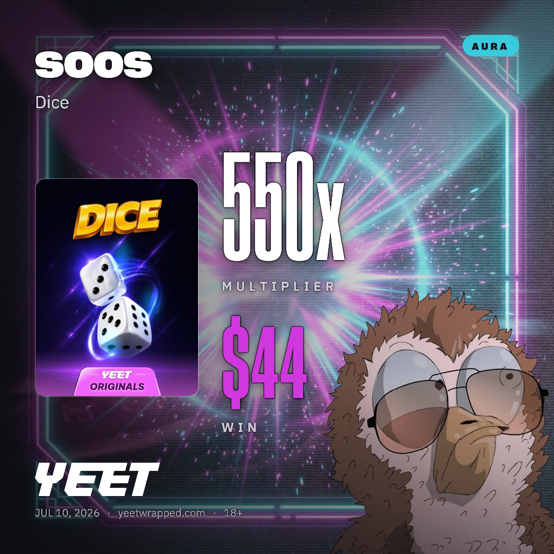 soos hit 550x on Dice