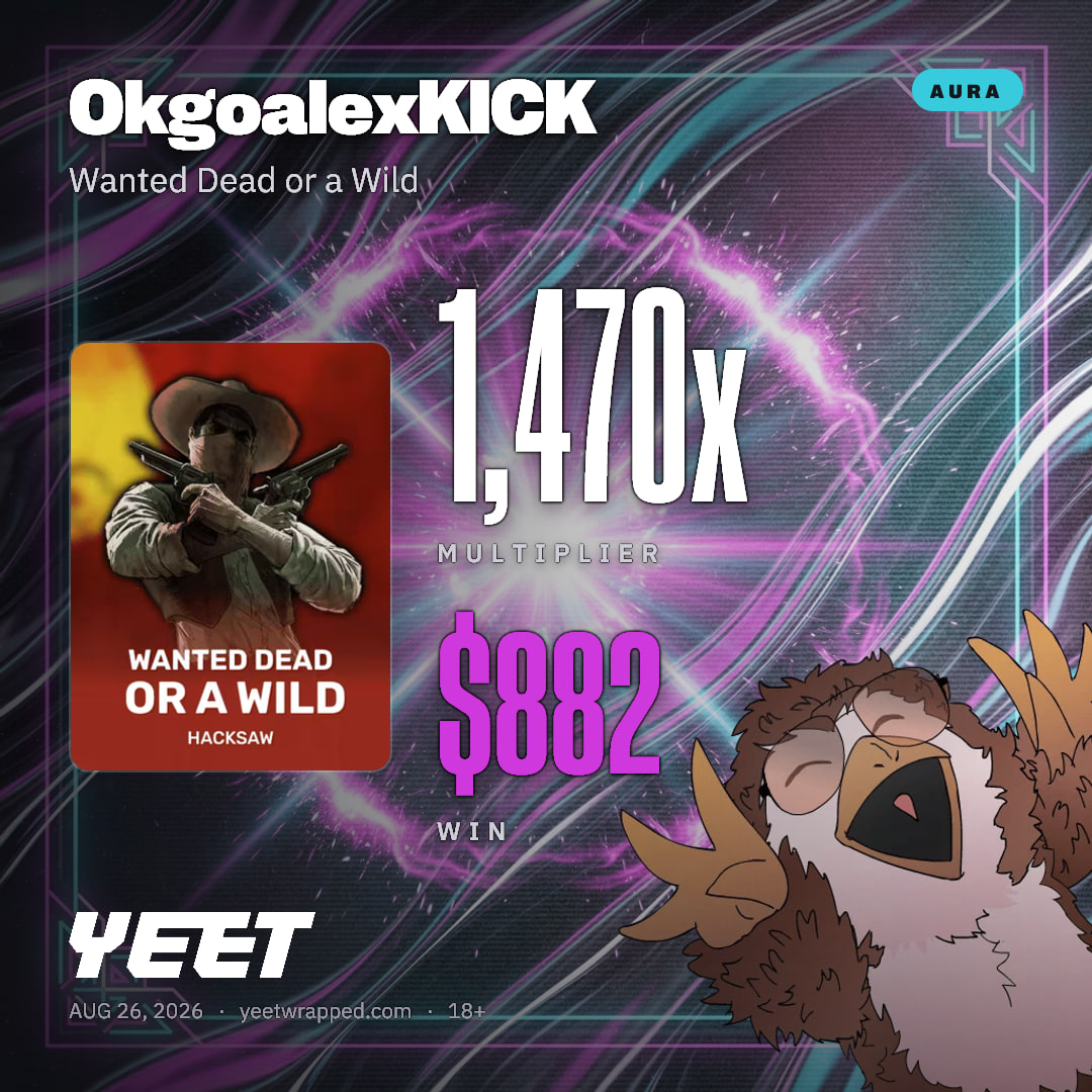 OkgoalexKICK hit 1,470x on Wanted Dead or a Wild