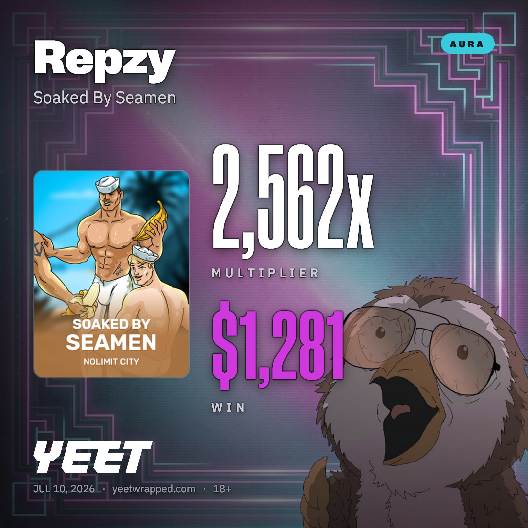 Repzy hit 2,562x on Soaked By Seamen