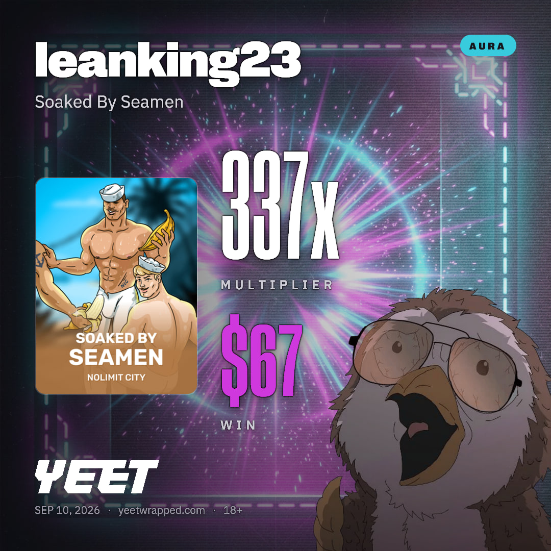leanking23 hit 337.1x on Soaked By Seamen
