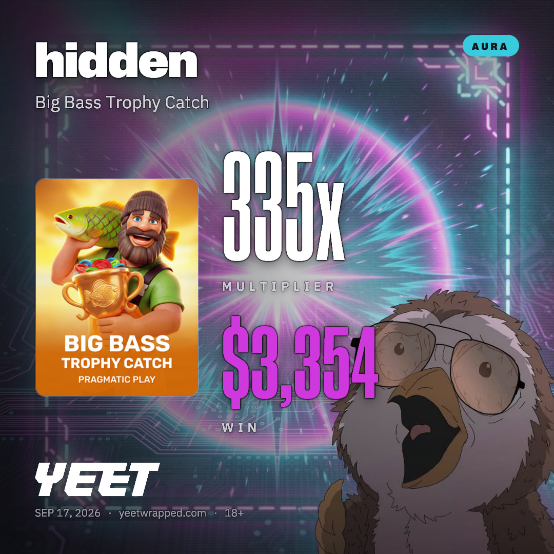 hidden hit 335.4x on Big Bass Trophy Catch
