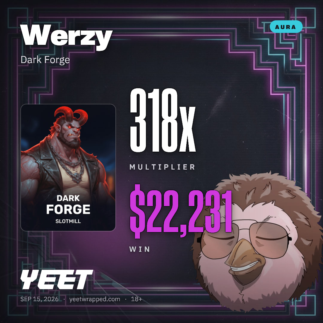 Werzy hit 317.6x on Dark Forge