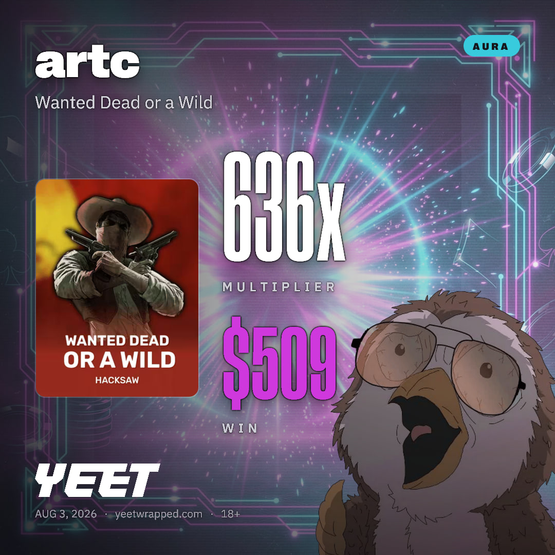 artc hit 636.3x on Wanted Dead or a Wild