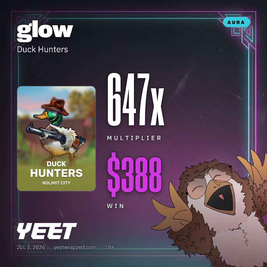 glow hit 647.1x on Duck Hunters