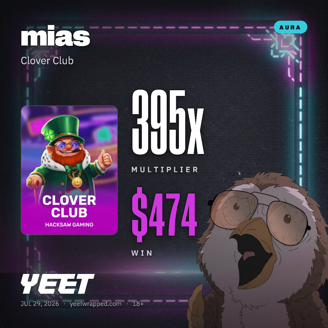 mias hit 395.1x on Clover Club