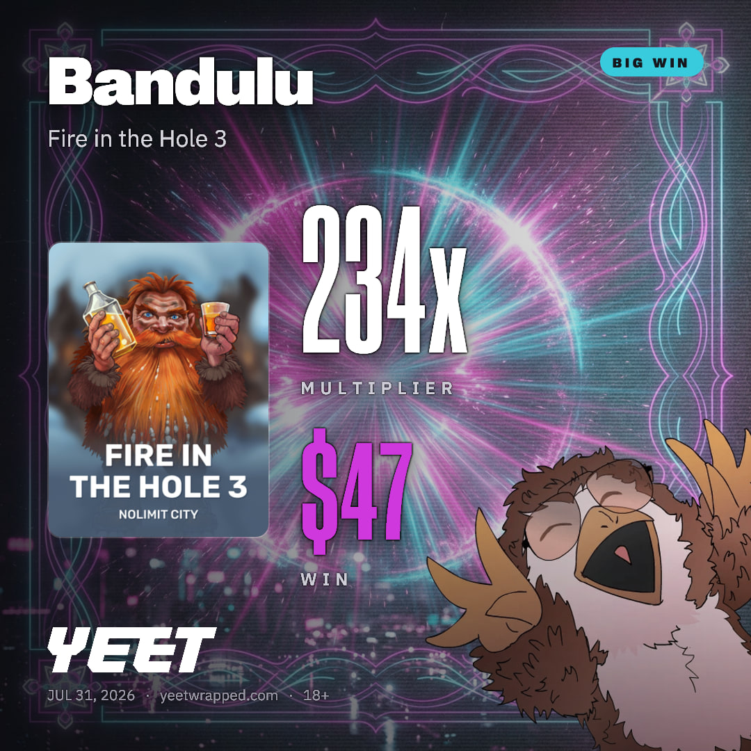 Bandulu hit 233.9x on Fire in the Hole 3