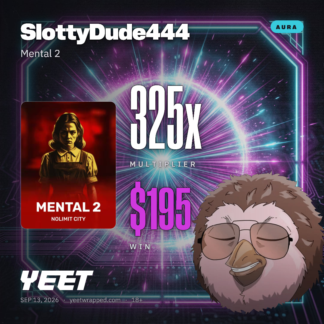 SlottyDude444 hit 324.8x on Mental 2