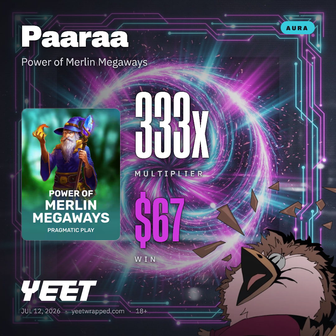 Paaraa hit 333.3x on Power of Merlin Megaways