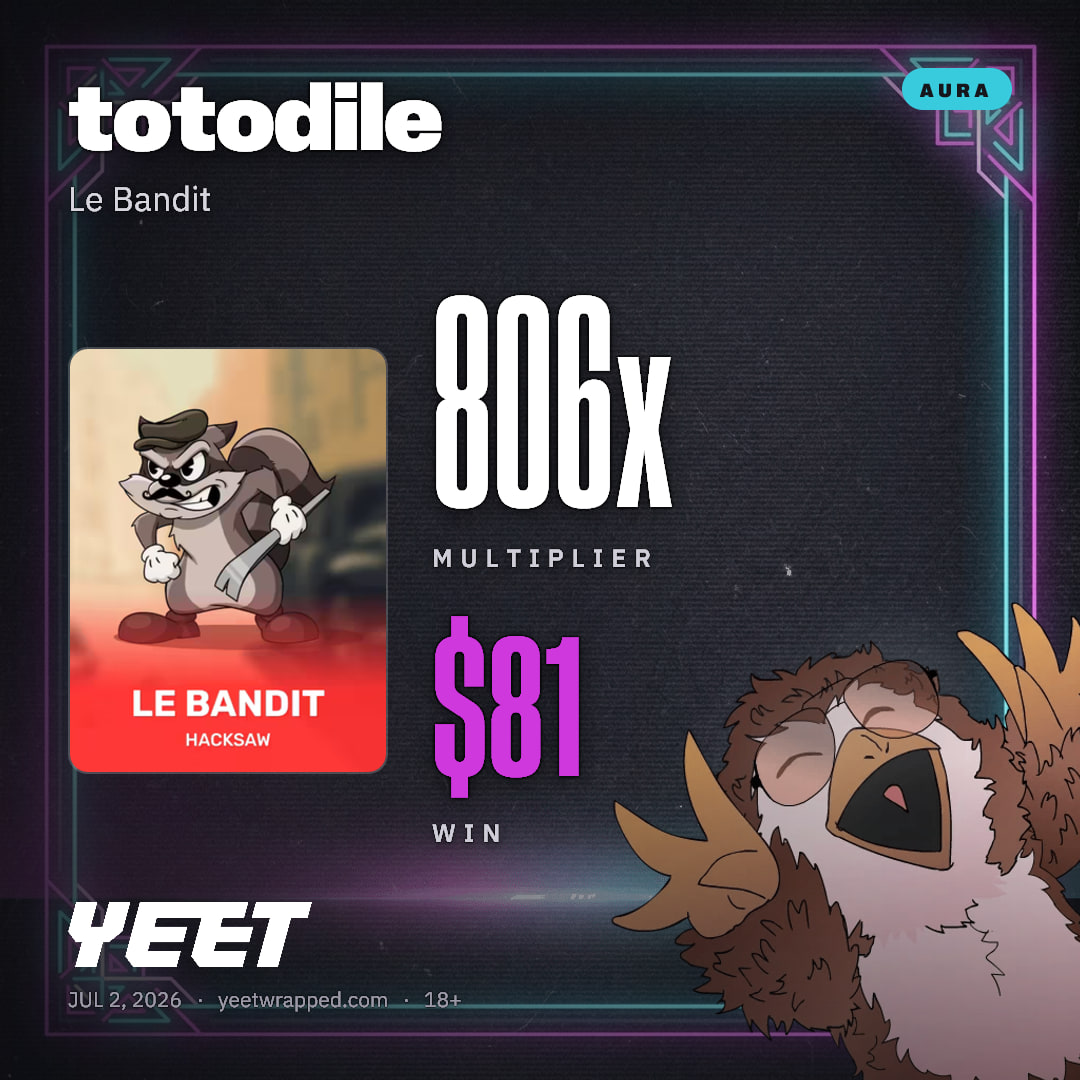 totodile hit 806.1x on Le Bandit