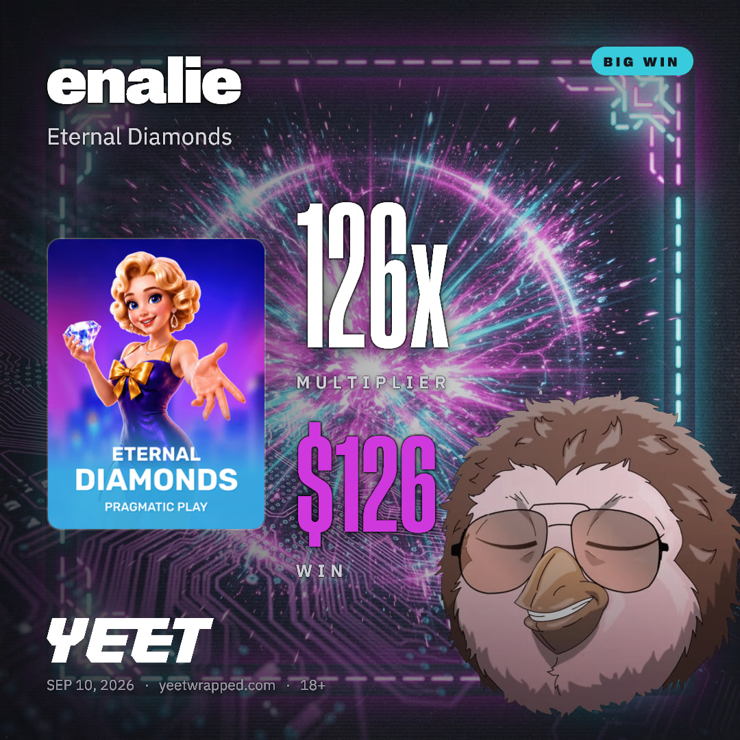 enalie hit 126.5x on Eternal Diamonds