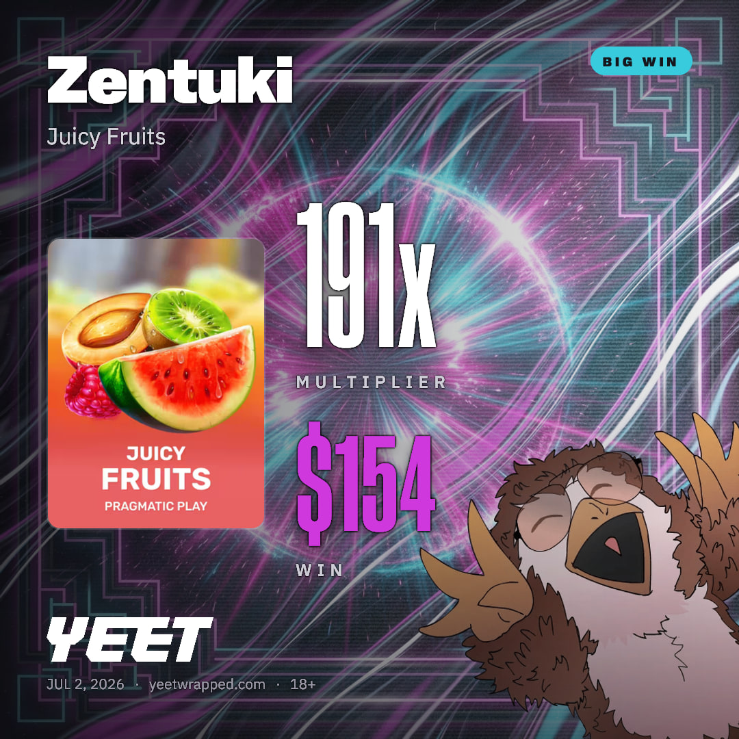 Zentuki hit 190.9x on Juicy Fruits