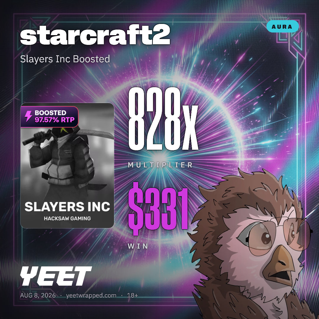 starcraft2 hit 828.3x on Slayers Inc Boosted