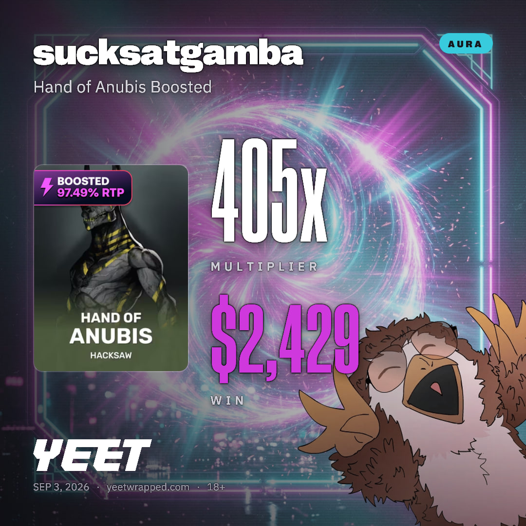 sucksatgamba hit 404.8x on Hand of Anubis Boosted