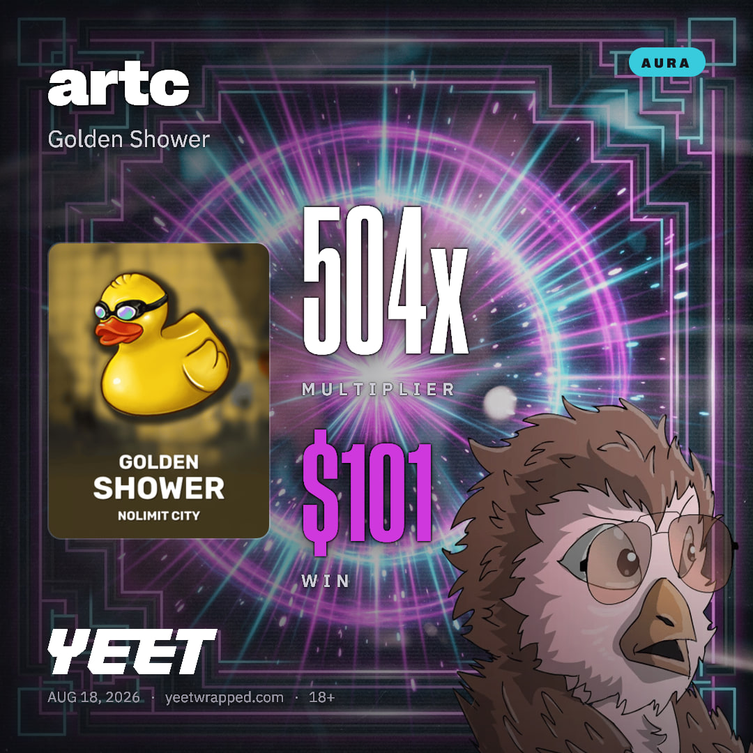 artc hit 504.2x on Golden Shower