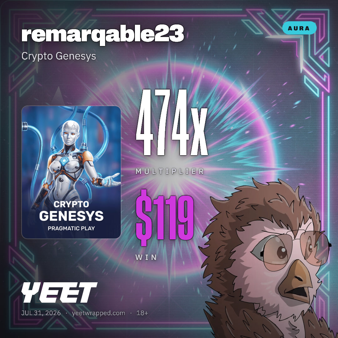 remarqable23 hit 474.1x on Crypto Genesys