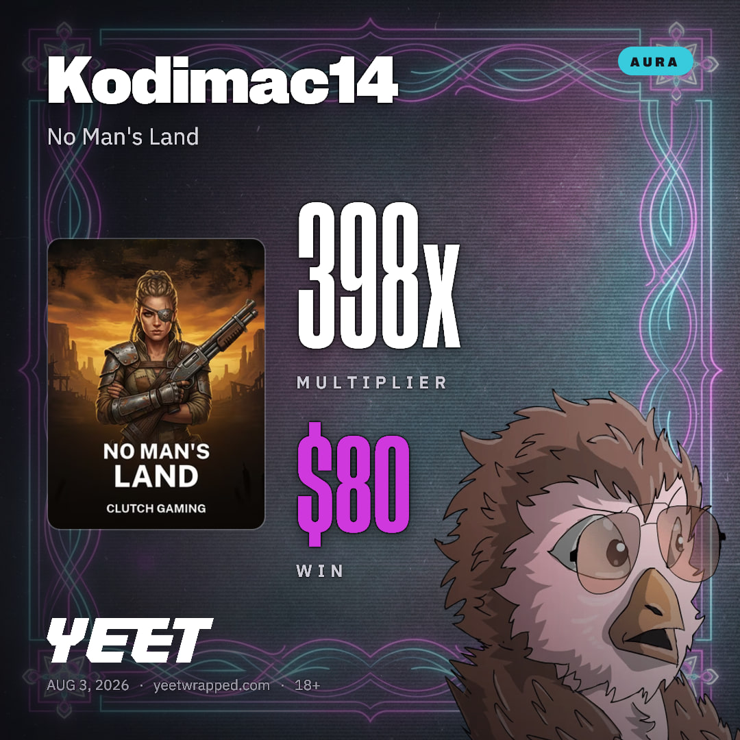 Kodimac14 hit 397.5x on No Man's Land