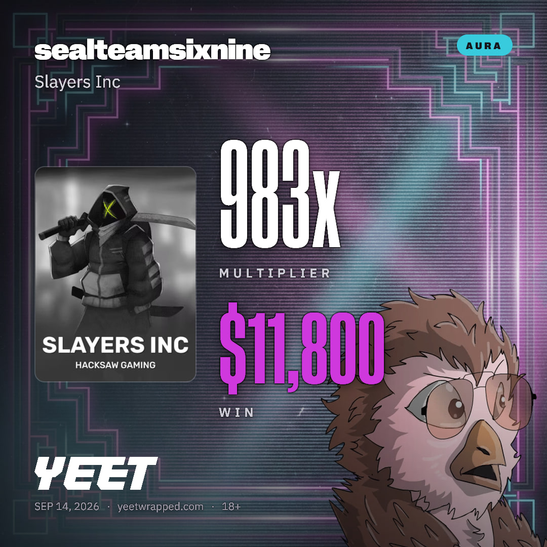 sealteamsixnine hit 983.4x on Slayers Inc