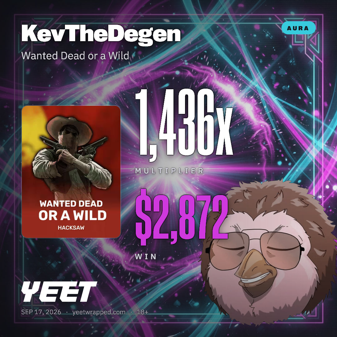 KevTheDegen hit 1,436x on Wanted Dead or a Wild
