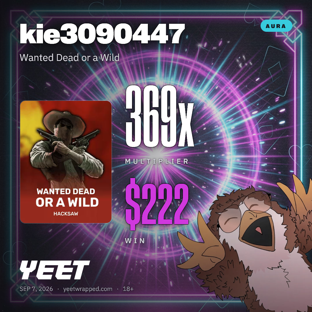 kie3090447 hit 369.2x on Wanted Dead or a Wild