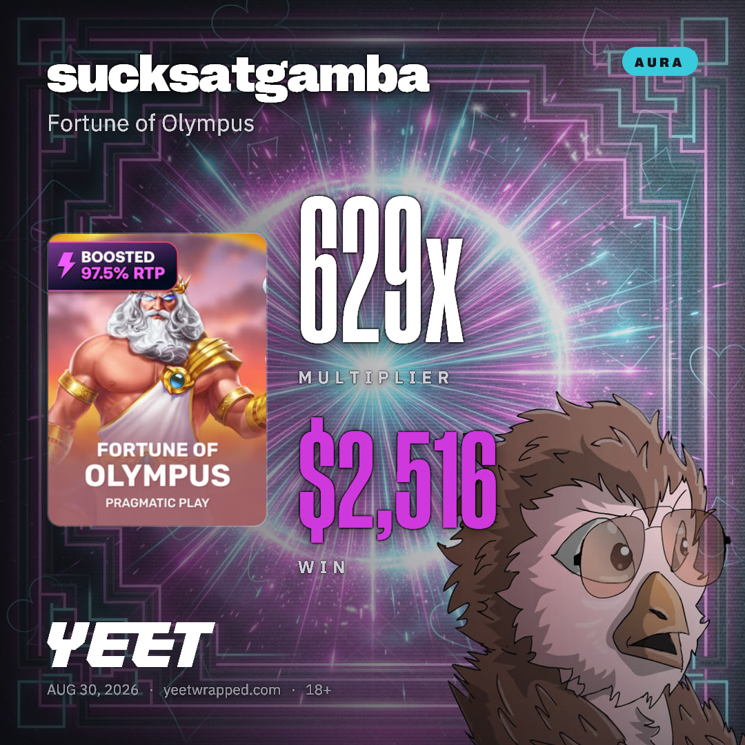 sucksatgamba hit 629x on Fortune of Olympus