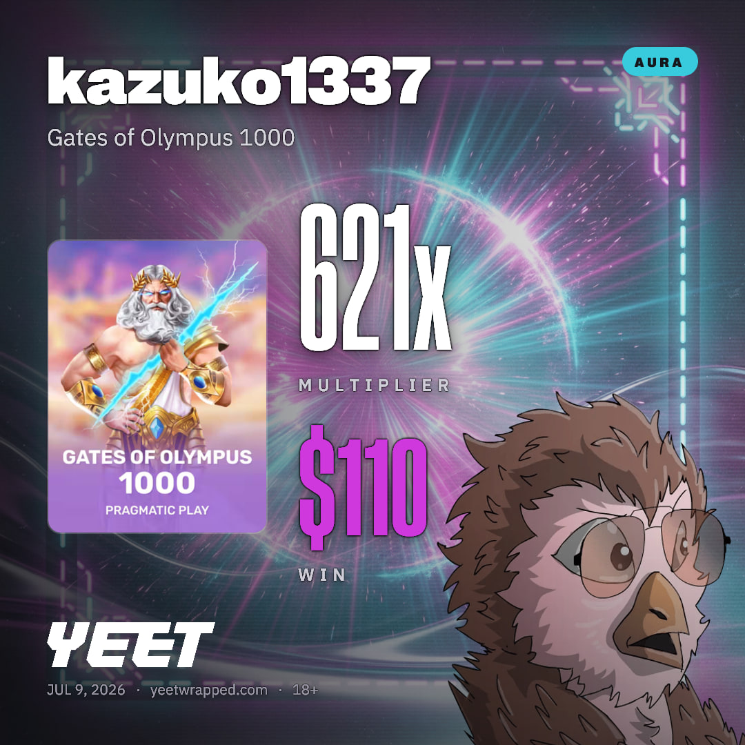 kazuko1337 hit 621.1x on Gates of Olympus 1000