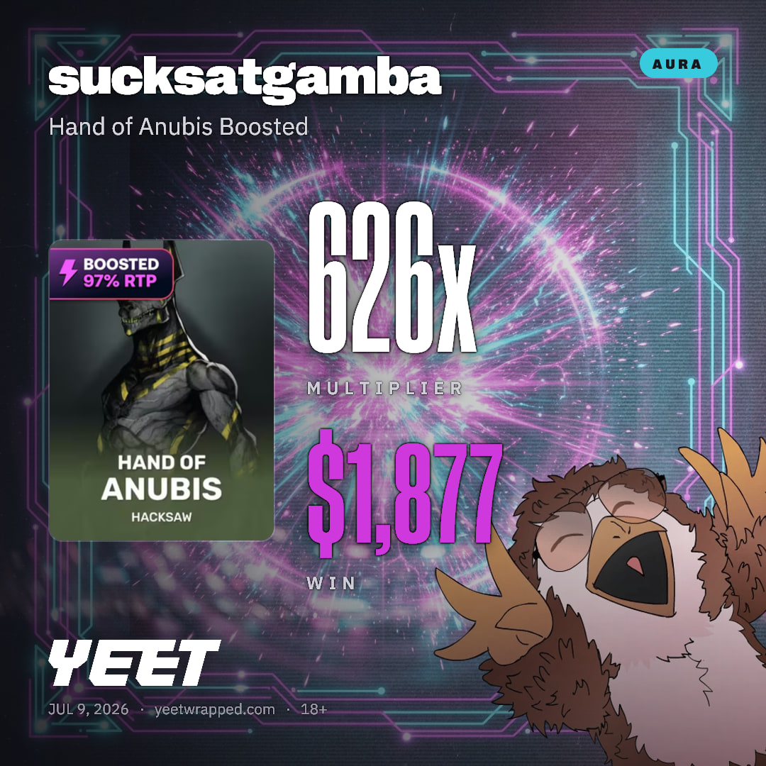 sucksatgamba hit 625.6x on Hand of Anubis Boosted