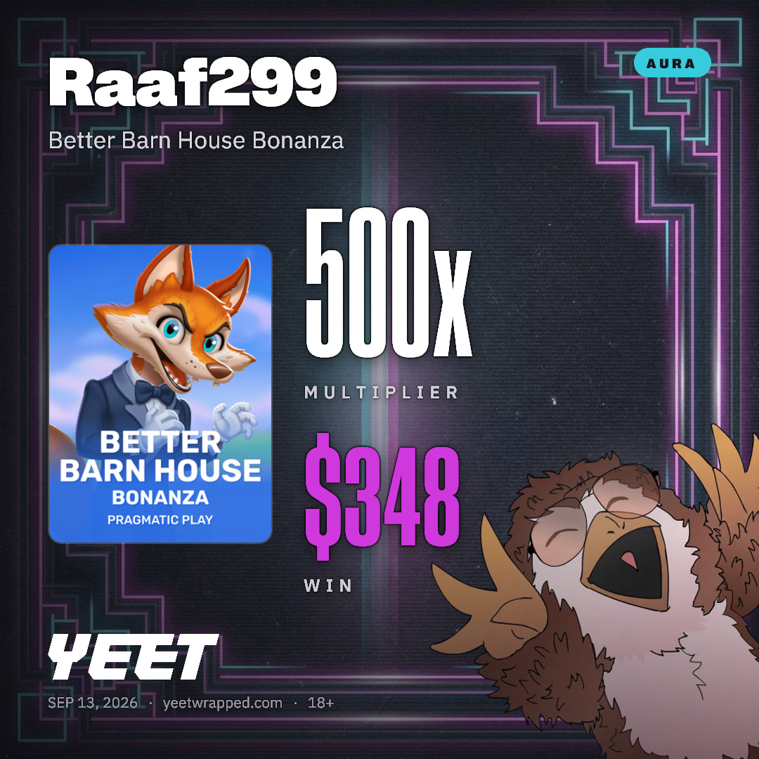 Raaf299 hit 500.1x on Better Barn House Bonanza