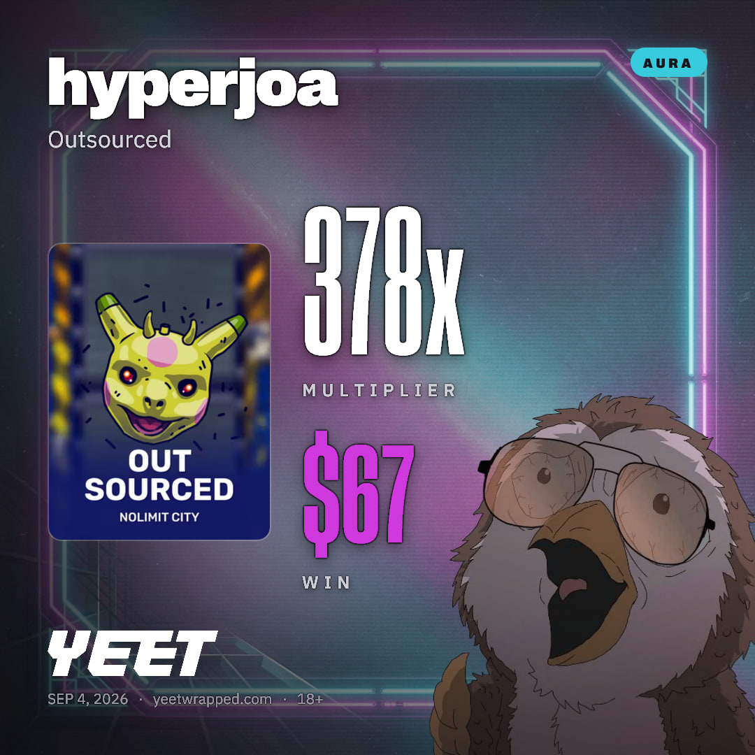 hyperjoa hit 378.2x on Outsourced