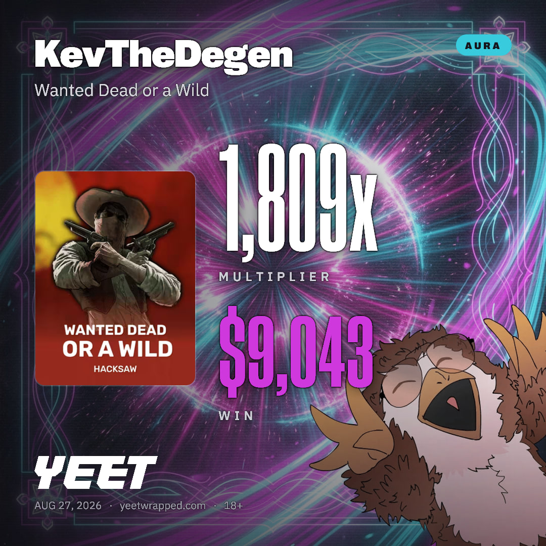 KevTheDegen hit 1,809x on Wanted Dead or a Wild